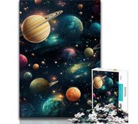 Puzzles 1000 Pieces for Teenagers Colourful Universe 1000 Piece Jigsaw,Educational Stress Relief Toy Gifts for Friends And Family 38x26cm
