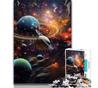 Puzzles 1000 Pieces for Teenagers Colourful Universe Teenager Puzzles,Challenging Game for Is Ideal As A Gift for The Whole Family (size 38x26cm)