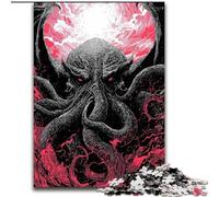 Puzzles 1000 Pieces for Teenagers Cosmic Cthulhu Octopoid, Challenging Game Toys Wall Decoration Unique Birthday And Xmas Gifts (Size 50x75cm)