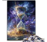 Puzzles 1000 Pieces for Teenagers Cosmic Hourglass, Challenging Difficult with Fully Interlocking Randomly Shaped Pieces (Size 50x75cm)