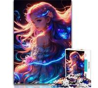 Puzzles 1000 Pieces for Teenagers Cosmic Witch Teenager Puzzles,Challenging Game for Is Ideal As A Gift for The Whole Family (size 38x26cm)