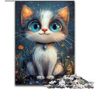 Puzzles 1000 Pieces for Teenagers Cute Kitten, for 14+ Challenging Game As A Gift for The Whole Family And Friends (Size 50x75cm)