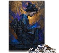 Puzzles 1000 Pieces for Teenagers Cyber Geisha Teenager Jigsaw,learning Educational for Is Ideal As A Gift for The Whole Family (38x26cm)