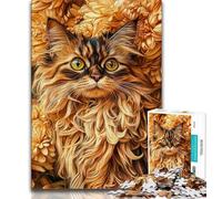 Puzzles 1000 Pieces for Teenagers Dreamy Maine Coon Adult Jigsaw,Brain Intelligence Challenge Addictive Toys for Home Decoration (size 75x50cm)