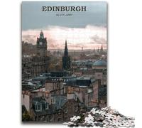 Puzzles 1000 Pieces for Teenagers Edinburgh Travel POSTER 1000 Pieces for Teenagers,Learning Educational Toys Family Games Unique Birthday And Gifts (50x75cm)