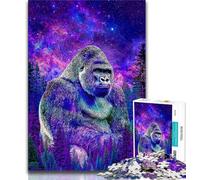 Puzzles 1000 Pieces for Teenagers Fantasy Chimpanzee 1000 Pieces for Adults,Educational Family Game Suitable for Desktop Decoration (size 75x50cm)