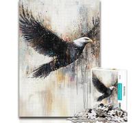 Puzzles 1000 Pieces for Teenagers Fantasy Eagle Teenager Puzzles,Quiz Game Wall Decoration Unique Birthday And Xmas Gifts 26x38cm