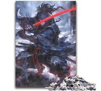 Puzzles 1000 Pieces for Teenagers Fantasy Ninja Warrior Puzzles for Adults,Educational Family Game Suitable for Desktop Decoration (38x26cm)