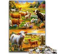 Puzzles 1000 Pieces for Teenagers Farm Animals for And from 14 Years And over Hands-on Game Christmas Game Gifts 50x75cm