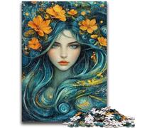 Puzzles 1000 Pieces for Teenagers Flower Girl for Educational Game Challenge Toy Deal As Gifts for The Whole Family 26x38cm