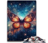 Puzzles 1000 Pieces for Teenagers Galaxy Butterfly Adult Jigsaw,Educational Games Wall Decoration Unique Birthday And Xmas Gifts (75x50cm)
