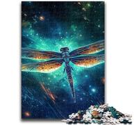 Puzzles 1000 Pieces for Teenagers Galaxy Dragonfly Adult Jigsaw,Educational Games Wall Decoration Unique Birthday And Xmas Gifts (26x38cm)