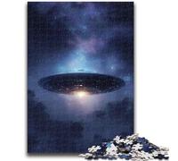Puzzles 1000 Pieces for Teenagers Galaxy Spaceship Adult Jigsaw,Educational Games Wall Decoration Unique Birthday And Xmas Gifts (26x38cm)