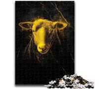 Puzzles 1000 Pieces for Teenagers Golden Sheep Teenager Jigsaw,learning Educational for Is Ideal As A Gift for The Whole Family (38x26cm)