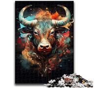 Puzzles 1000 Pieces for Teenagers Graffiti Style Goat Puzzles for Adults,Educational Family Game Suitable for Desktop Decoration (50x75cm)