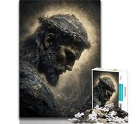 Puzzles 1000 Pieces for Teenagers Jesus Adult Jigsaw,Educational Games Wall Decoration Unique Birthday And Xmas Gifts 26x38cm
