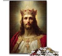 Puzzles 1000 Pieces for Teenagers Jesus, Challenging Difficult with Fully Interlocking Randomly Shaped Pieces (Size 26x38cm)