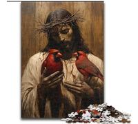 Puzzles 1000 Pieces for Teenagers Jesus for Age 14 Years And over Family Games Christmas Game Presents for Women 50x75cm