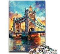 Puzzles 1000 Pieces for Teenagers London Bridge Educational Toys Unique Home Decor And Gifts for And Age 14 Years Up 50x75cm