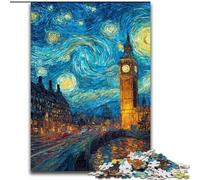Puzzles 1000 Pieces for Teenagers London Under The Night Sky, for 14+ Challenging Game As A Gift for The Whole Family And Friends (Size 26x38cm)
