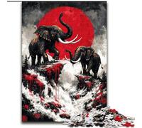 Puzzles 1000 Pieces for Teenagers Magic Elephant for Age 14 Years And over Decompressing Intellectual Educational Toy Great Gift (size 50x75cm)
