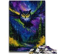 Puzzles 1000 Pieces for Teenagers Magical Owl Puzzles for Adults,Stress Reliever Difficult Challenge Secret Santa Gifts (50x75cm)