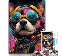 Puzzles 1000 Pieces for Teenagers Mechanical Dog Adult Jigsaw,Brain Intelligence Challenge Addictive Toys for Home Decoration (size 38x26cm)