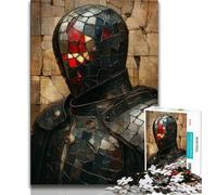 Puzzles 1000 Pieces for Teenagers Medieval Knights Teenager Jigsaw,learning Educational for Is Ideal As A Gift for The Whole Family 38x26cm