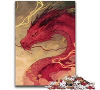 Puzzles 1000 Pieces for Teenagers Mysterious Dragon for Age 14 Years And over Decompressing Intellectual Educational Toy Great Gift 50X75CM