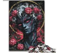 Puzzles 1000 Pieces for Teenagers Mysterious Elf Girl,Help The Brain Exercise Addictive Toys to Cultivate Patience Perfect Decoration 38x26cm