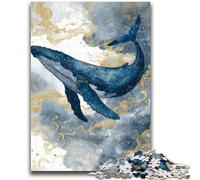 Puzzles 1000 Pieces for Teenagers Mysterious Whale Relax Games Educational Game for Birthday, Chrismas for And Age 14 Years Up 50x75cm