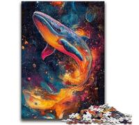 Puzzles 1000 Pieces for Teenagers Mysterious Whale Suitable for Ages 14 And Up Challenging Game Great Gift for Gaming 50x75cm