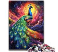 Puzzles 1000 Pieces for Teenagers Rainbow Peacock Teenager Puzzles,Quiz Game Wall Decoration Unique Birthday And Xmas Gifts (38x26cm)