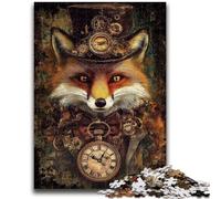 Puzzles 1000 Pieces for Teenagers Robot Fox Puzzles for Teenagers,Learning Educational Toys Family Games Unique Birthday And Gifts (50x75cm)