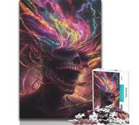 Puzzles 1000 Pieces for Teenagers Skeleton Adult Jigsaw,Educational Games Wall Decoration Unique Birthday And Xmas Gifts 75x50cm