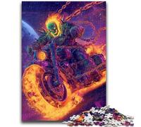 Puzzles 1000 Pieces for Teenagers Skeleton Motorcycle Educational Toys Unique Home Decor And Gifts for And Age 14 Years Up 50x75cm