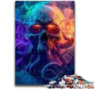 Puzzles 1000 Pieces for Teenagers Skeleton Octopus Puzzles for Adults,Educational Family Game Suitable for Desktop Decoration (38x26cm)