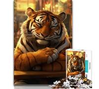 Puzzles 1000 Pieces for Teenagers Sleeping Tiger 1000 Pieces for Teenagers,is Ideal As Gifts for The Whole Family Suitable for And 14 (size 75x50cm)