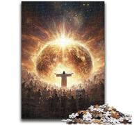 Puzzles 1000 Pieces for Teenagers The Cross of Jesus Teenager Puzzles,Quiz Game Wall Decoration Unique Birthday And Xmas Gifts (38x26cm)