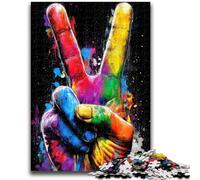 Puzzles 1000 Pieces for Teenagers The Yeah Gesture for And from 14 Years And over Hands-on Game Christmas Game Gifts 38x26cm