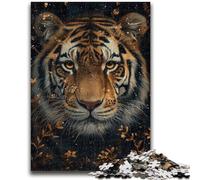 Puzzles 1000 Pieces for Teenagers Tiger Portrait Teenager Puzzles,Quiz Game Wall Decoration Unique Birthday And Xmas Gifts (50x75cm)