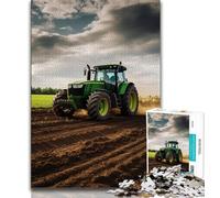 Puzzles 1000 Pieces for Teenagers Tractor Implements,Challenging To Complete But Fun And Humorous Unique Birthday And Gifts (38x26cm)