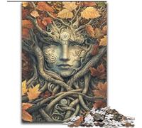 Puzzles 1000 Pieces for Teenagers Tree Man, Family Game Stress Reliever Difficult Challenge A Work of Art for Ages 14+ (Size 26x38cm)