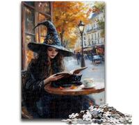 Puzzles 1000 Pieces for Teenagers Witch Reading A Book 1000 Pieces for Teenagers,Educational Stress Relief Toy Great Gifts And Toys (75x50cm)