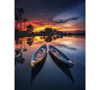 Puzzles 1000 Pieces ,Irregular Art Jigsaw ,Memory Games For Adults ,Family Stress Relief Toys,boatss Landscapes Posters - Zp10Aw