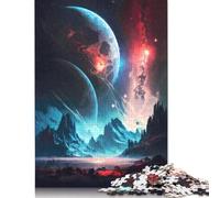 Puzzles 1000 Pieces Jigsaws Galactic Universe Discover Jigsaw Puzzles for Adults Paper Creative Puzzles Jigsaw Puzzles for Teenagers Gifts 38x26cm/1000pcs