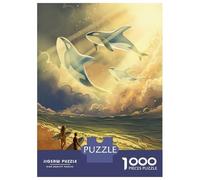 Puzzles 1000 Pièces Killer Whales Puzzle Adulte, Jeu De Réflexion, Analyse Et Logique, Cadeaux De Noël Et D'anniversaire 70x50cm/1000pcs