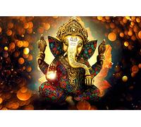 Puzzles 1000 Pieces Lord Ganesha Classical Hindu Gods Posters 75 * 50Cm