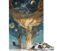 Puzzles 1000 Pieces Mini Planet Jigsaw Puzzle Boys And Girls Difficulty Puzzle Educational Toy Games Family Decoration 1000pcs (75x50cm)