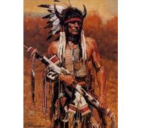 Puzzles 1000 Pieces - Nativess India Oil Painting - Art Jigsaw - Wall Art Decoration - Adults Challenge Game - Elderly Fun Memory Toy Gifts Zx218Ap